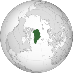 Greenland (orthographic projection)